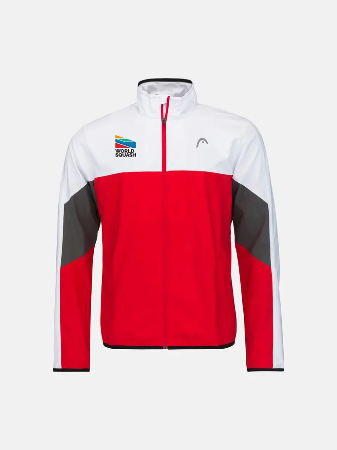 Product overview - WORLD SQUASH Jacket Men red
