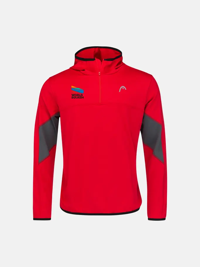 Product overview - WORLD SQUASH Hoodie Men red