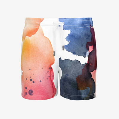 Product overview - MOTION Watercolor Sweat Shorts Unisex XVRO