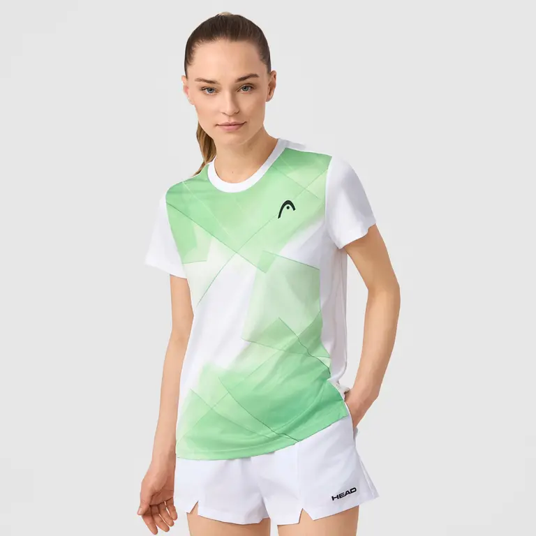 Product overview - TIE-BREAK T-Shirt Women print vision w/celery green