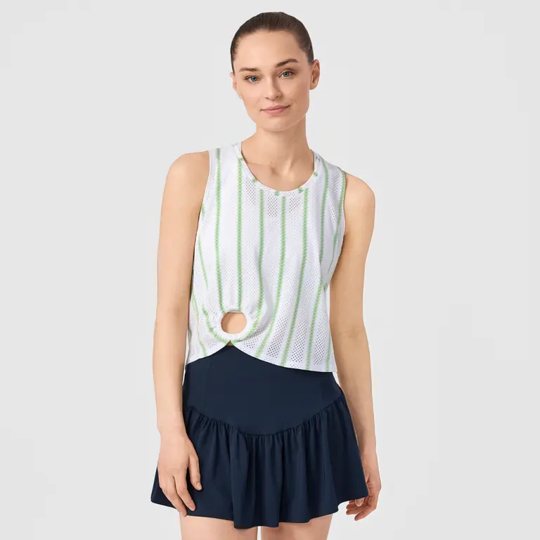 Product overview - MOVE Tank Top Women celery green/white