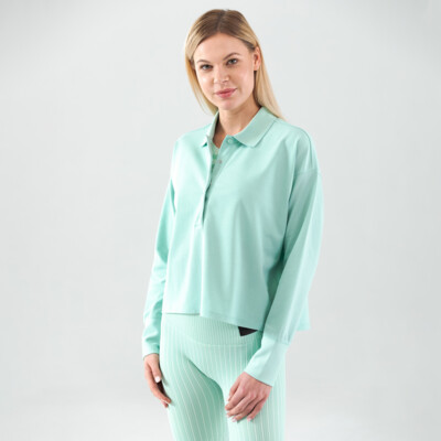 Product overview - ATL Boxy Polo LS Women pastel