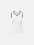 Product overview - Spin Striped-Trim Tank Top | Veronica Beard x HEAD Sportswear  white