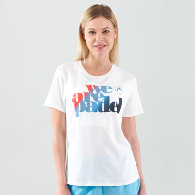 Product overview - WE ARE PADEL II T-Shirt Women white/navy