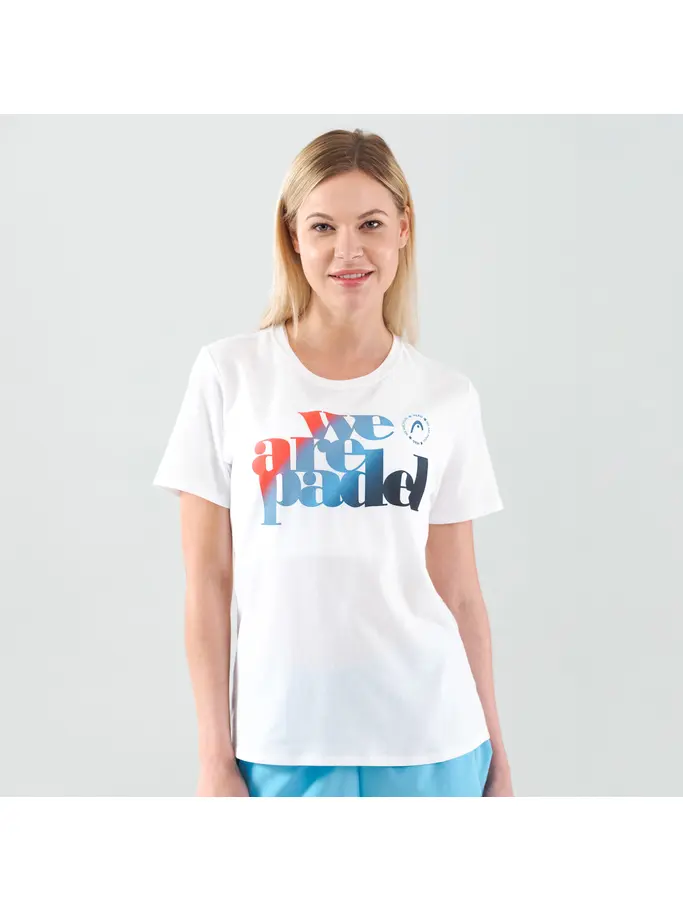 Product overview - WE ARE PADEL II T-Shirt Women white/navy