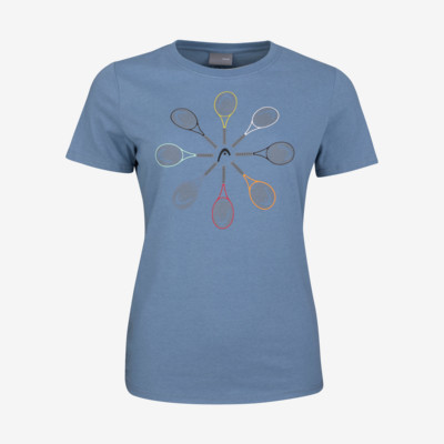 Product overview - RACQUET T-Shirt Women infinity blue