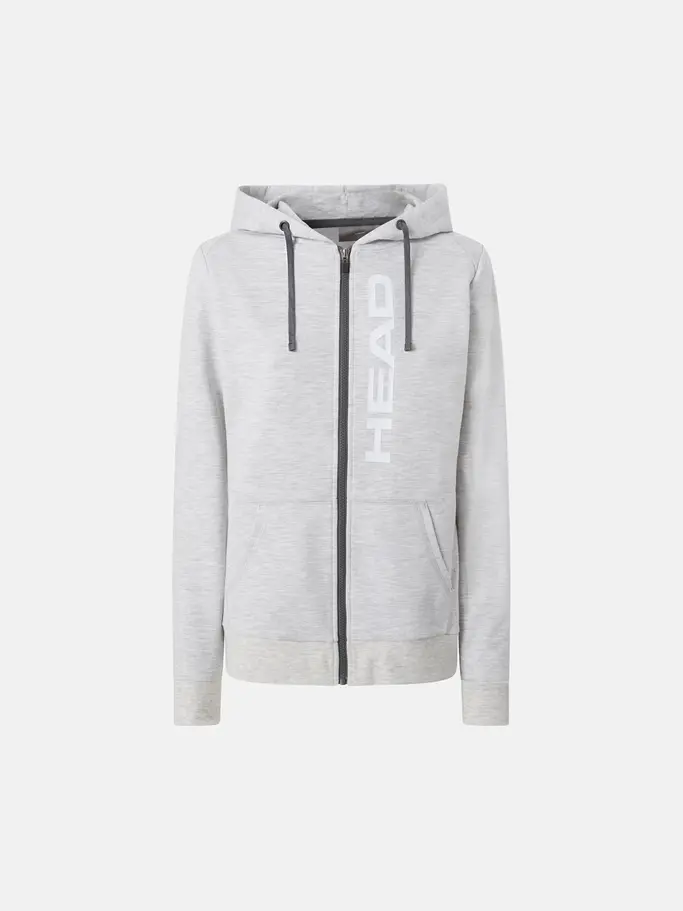 Product overview - CLUB ORIGINAL Hoodie FZ Women grey melange
