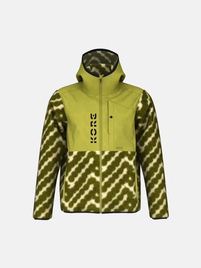 Product overview - KORE Hoodie Men marsh green