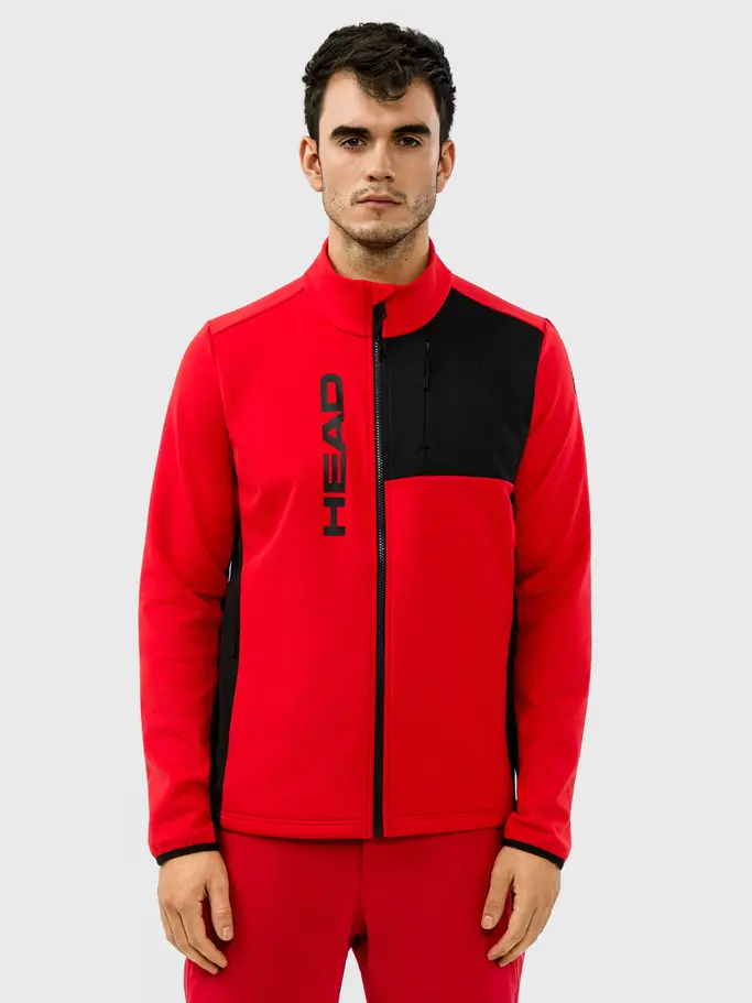 Product overview - MARTIN FZ Midlayer Men red/black