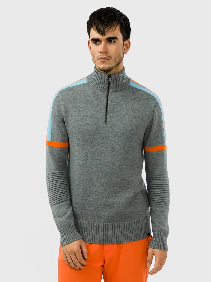 Product overview - LYRIC Pullover Men grey melange