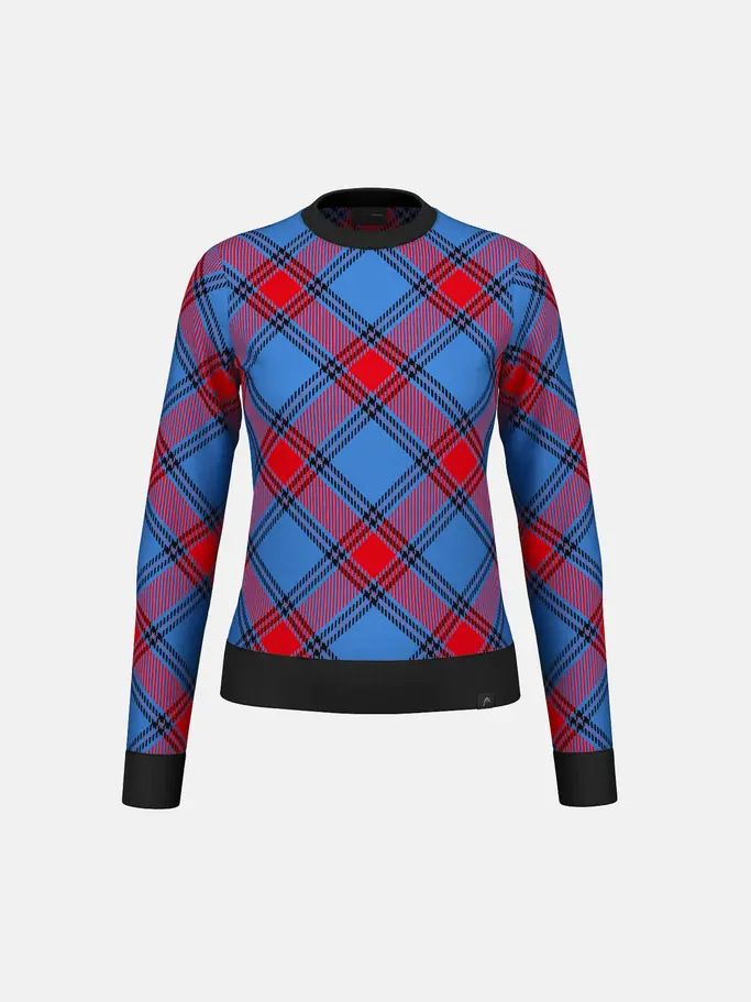 Product overview - CARLA Pullover Women frenchblue/red