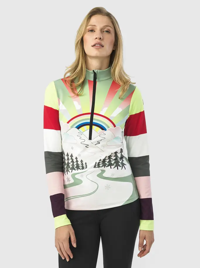 Product overview - REBELS FLASH Midlayer Women rebels print w