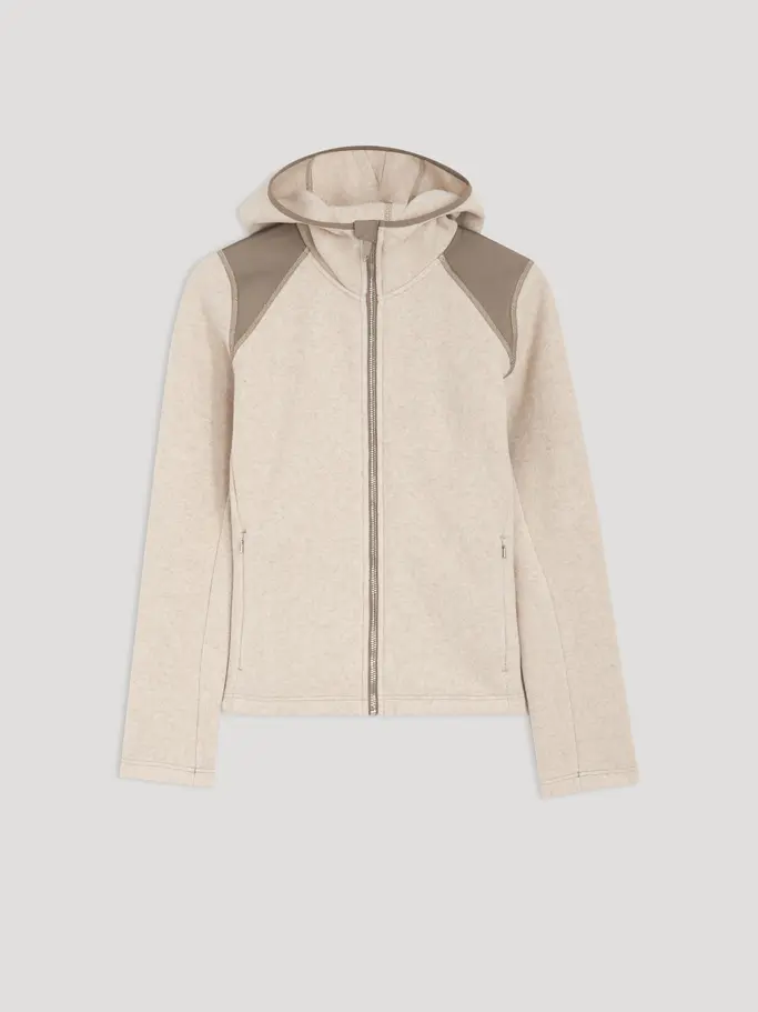 Product overview - MADDI FZ Hooded Midlayer Women stone