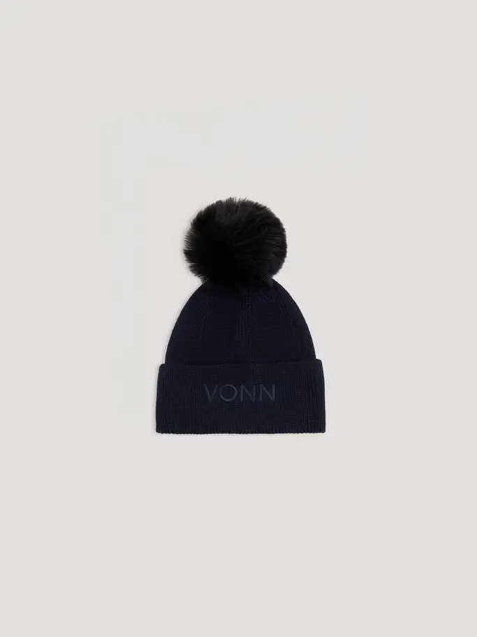 Product overview - LUCY Beanie Women midnight blue