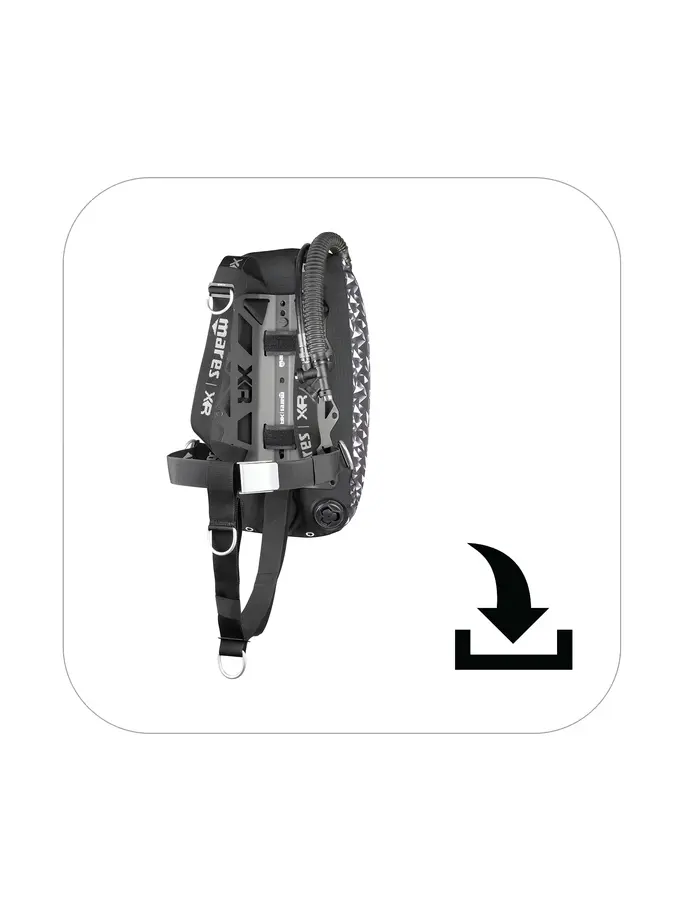 Product overview - Polygon Single Backmount Set (417563) - Mares S.p.A