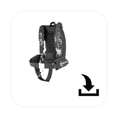 Product overview - XR-Rec Ice Single Backmount Set (417565)