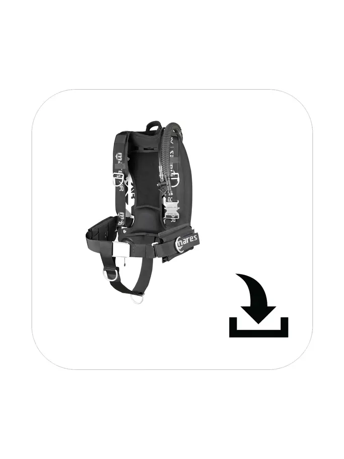 Product overview - XR-Rec Ice Single Backmount Set (417565) - Mares S.p.A