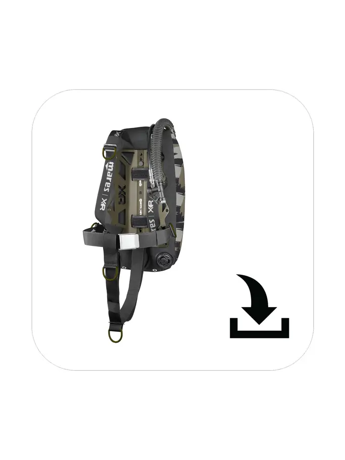 Product overview - Tactical Green Single Backmount Set (417574) - HEAD Watersports S.p.A