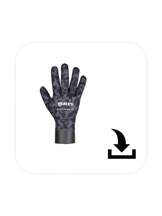 Product overview - Gloves Polygon BK 20/35/50 (422675) - HEAD Watersports S.p.A