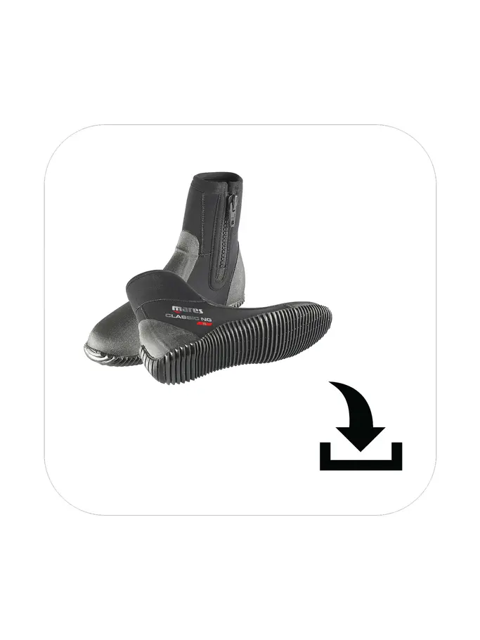 Product overview - Dive Boot Classic NG 5mm (412634) - Mares S.p.A