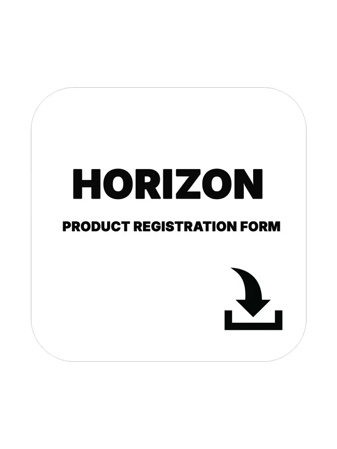 Product overview - Horizon Product Registration Form