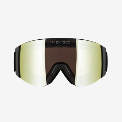 Product hover - INDIGO GOGGLES SPACEFRAME MIRROR GOLD black