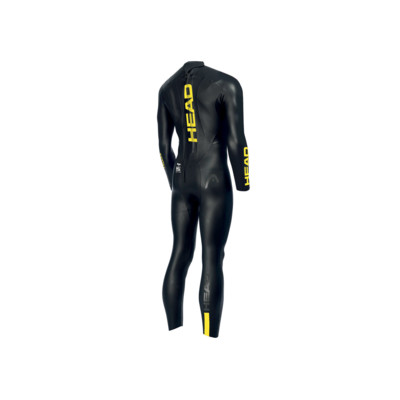 Product hover - HEAD OPENWATER FREE Women's Neoprene Glideskin wetsuit black/yellow