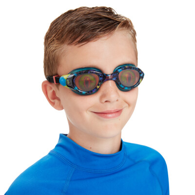 Product hover - Sea Demon Junior Goggles Black/Blue - Hologram Lens