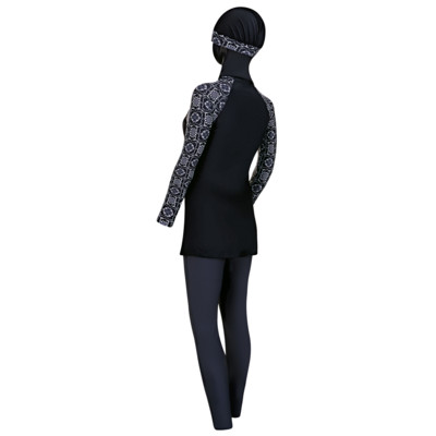Product hover - Sacred Craft 3 Piece Modesty Suit Black Multi