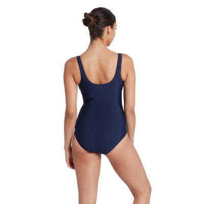 Product hover - Macmaster Scoopback One Piece Swimsuit NVBM