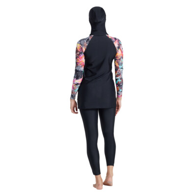 Product hover - Savannah 3 Piece Modesty Suit Side Cut Swimsuit SVNH