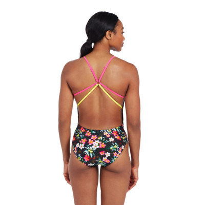 Product hover - Flower Surge Starback One Piece FLSU