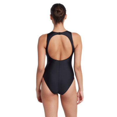 Product hover - Shimmer Hi Front One Piece Swimsuit SHMM
