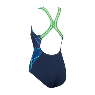 Product hover - Girls Power Surge One Piece Flyback Swimsuit PWSF