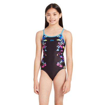 Product hover - Girls Neon Cracker Sprintback One Piece NCRF