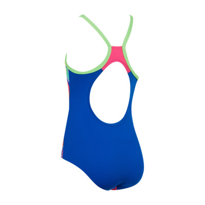 Product hover - Girls Medley Raibow Strikeback Swimsuit MEDF