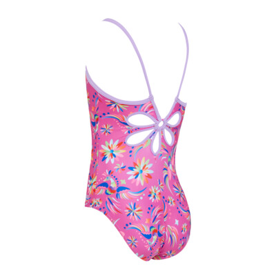Product hover - Girls Dreamcatcher Yaroomba Floral One Piece DRCF