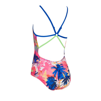 Product hover - Girls Sunset Palms Starback Swimsuit SUNF