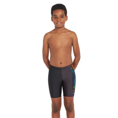 Product hover - Boys Carbon Flash Mid Length Swimming Jammer CAFL