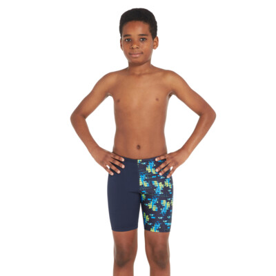 Product hover - Boys Treasure Island Mid Length Swimming Jammer TRIS