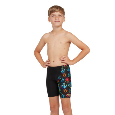 Product hover - Boys Brainbox Print Mid Length Swimming Jammer BBX