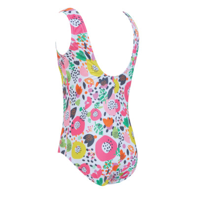 Product hover - Girls Poppy Scoopback Swimsuit POPP