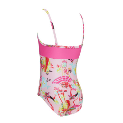 Product hover - Girls Picnic Posy Panel Classicback Swimsuit CHPR