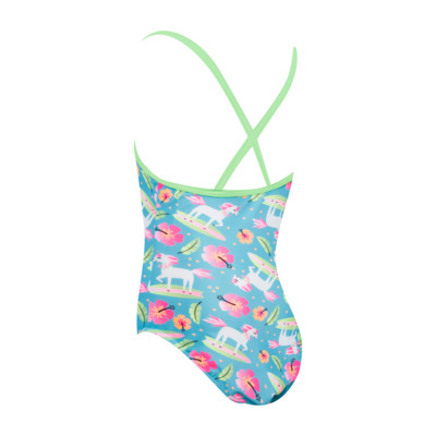 Product hover - Girls Pegasus Crossback One Piece Swimsuit PEG
