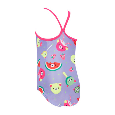 Product hover - Girls Picnic Posy Tex Back Swimsuit TEDF