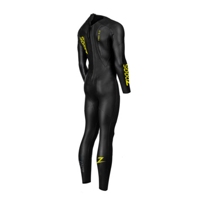 Product hover - Zoggs Womens Swimming Openwater Free Wetsuit 3/2 mm black/yellow