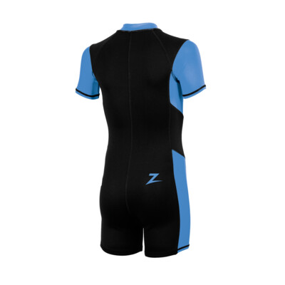 Product hover - Zoggs Junior Light Shorty Wetsuit light blue
