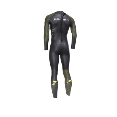 Product hover - Mens Predator Pro FS Triathlon Wetsuit black/yellow
