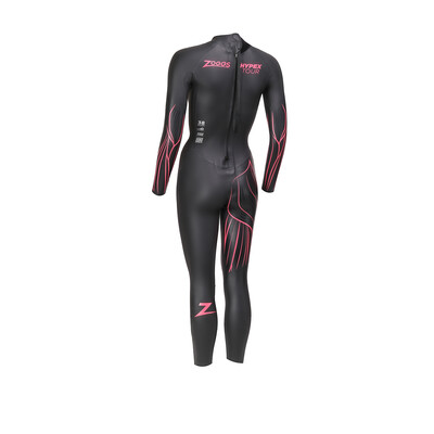 Product hover - Womens Hypex Tour FS Triathlon Wetsuit black/red