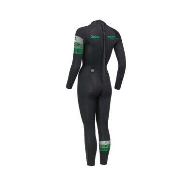 Product hover - Womens Scout Tour FS Open Water Wetsuit black/green